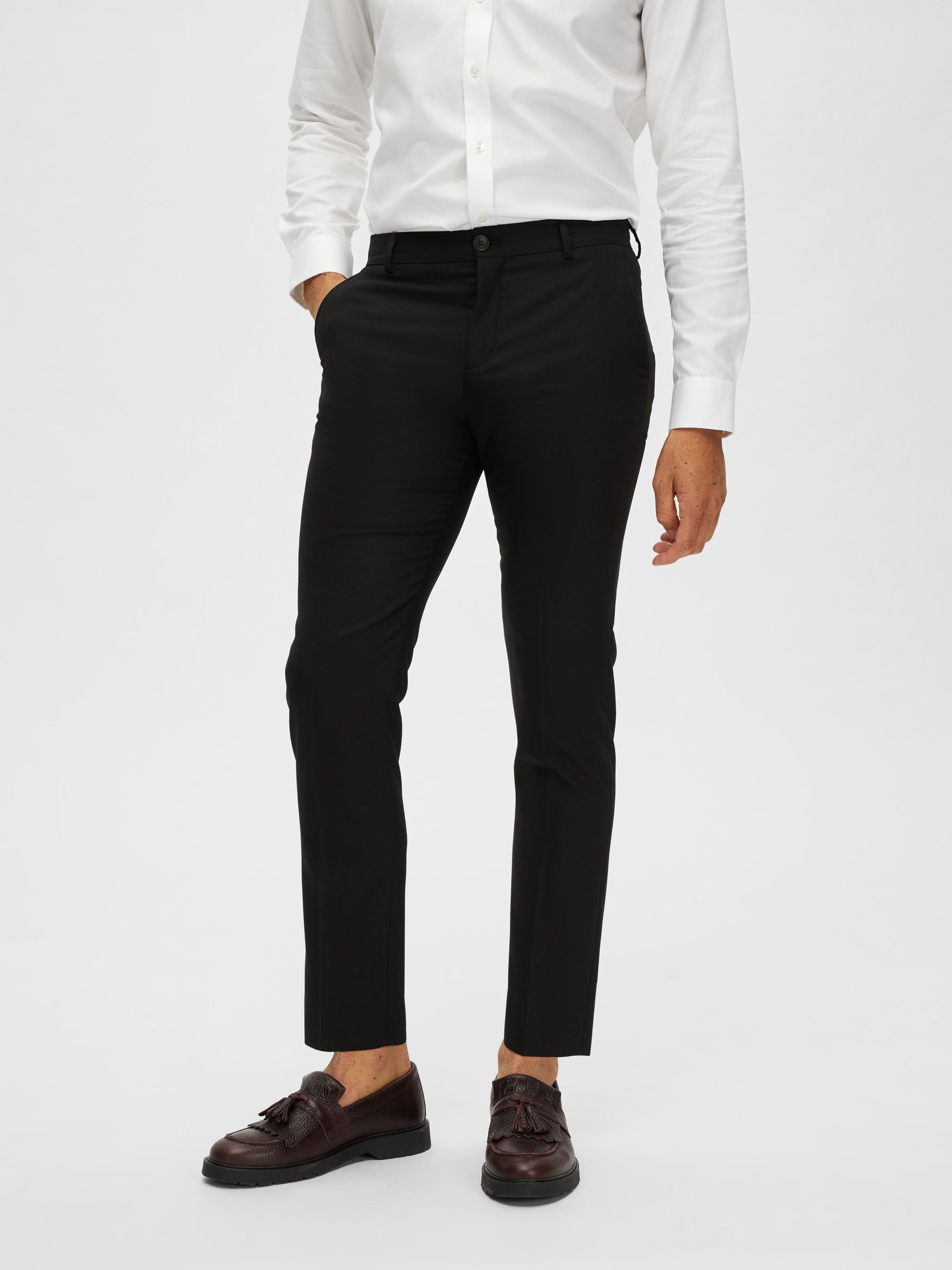 Mens black skinny on sale suit