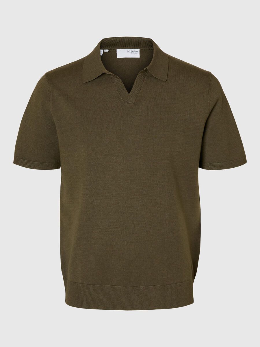 Selected KNITTED POLO SHIRT, Kalamata, highres - 16088636_Kalamata_001.jpg