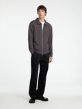 Selected VISCOSE BLEND CARDIGAN, Forged Iron, highres - 16096685_ForgedIron_005.jpg