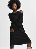 Selected LONG SLEEVED KNITTED DRESS, Black, highres - 16082201_Black_008.jpg