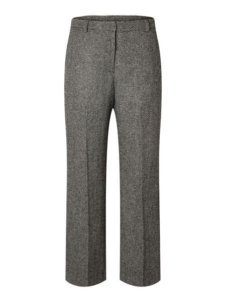 Selected TAILORED WIDE-LEG TROUSERS, Dark Grey Melange, highres - 16091193_DarkGreyMelange_1054731_001.jpg