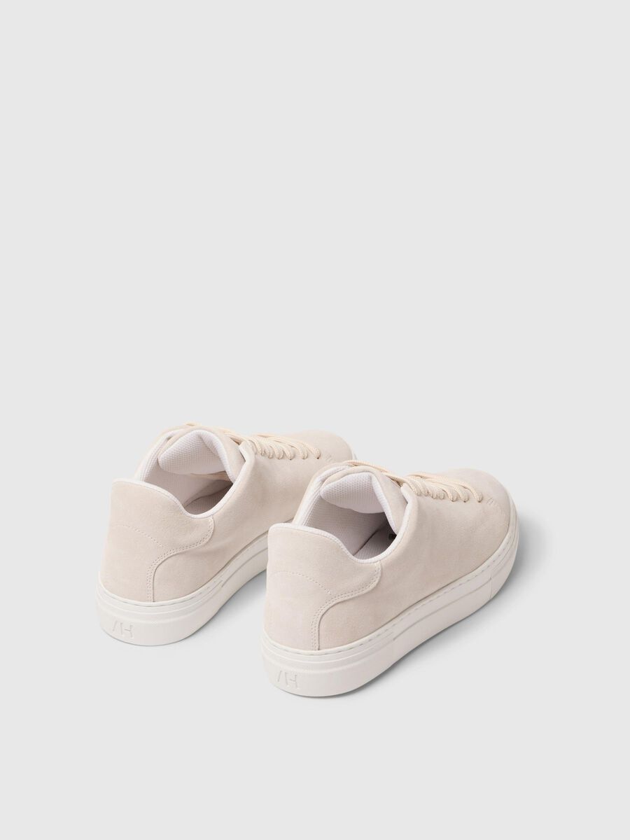 Selected CHUNKY SUÈDE SNEAKERS, White, highres - 16084890_White_005.jpg