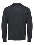 Selected MERINO WOOL - CARDIGAN, Medium Grey Melange, highres - 16066781_MediumGreyMelange_002.jpg