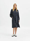 Selected CHECKED SHIRT DRESS, Eclipse, highres - 16087470_Eclipse_984378_003.jpg