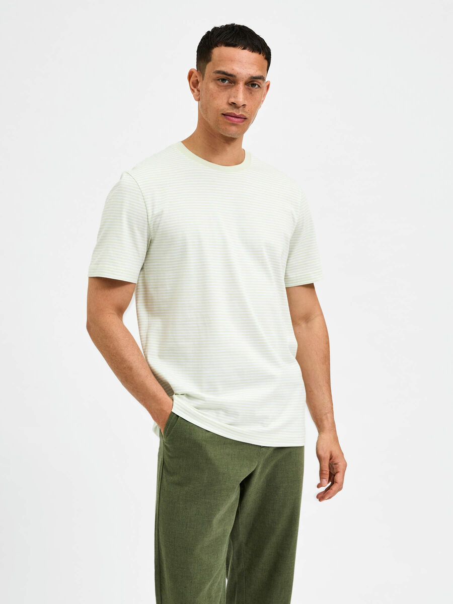 Selected STRIBET T-SHIRT, Almost Aqua, highres - 16080129_AlmostAqua_861558_003.jpg