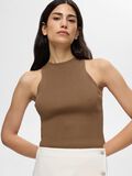 Selected SLEEVELESS KNITTED TOP, Coca Mocha, highres - 16084318_CocaMocha_008.jpg