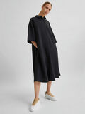 Selected NYLON WIDE SLEEVE DRESS, Black, highres - 16079517_Black_008.jpg