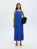 Selected SANS MANCHES EN COTON MÉLANGÉ ROBE LONGUE, Dazzling Blue, highres - 16097851_DazzlingBlue_008.jpg