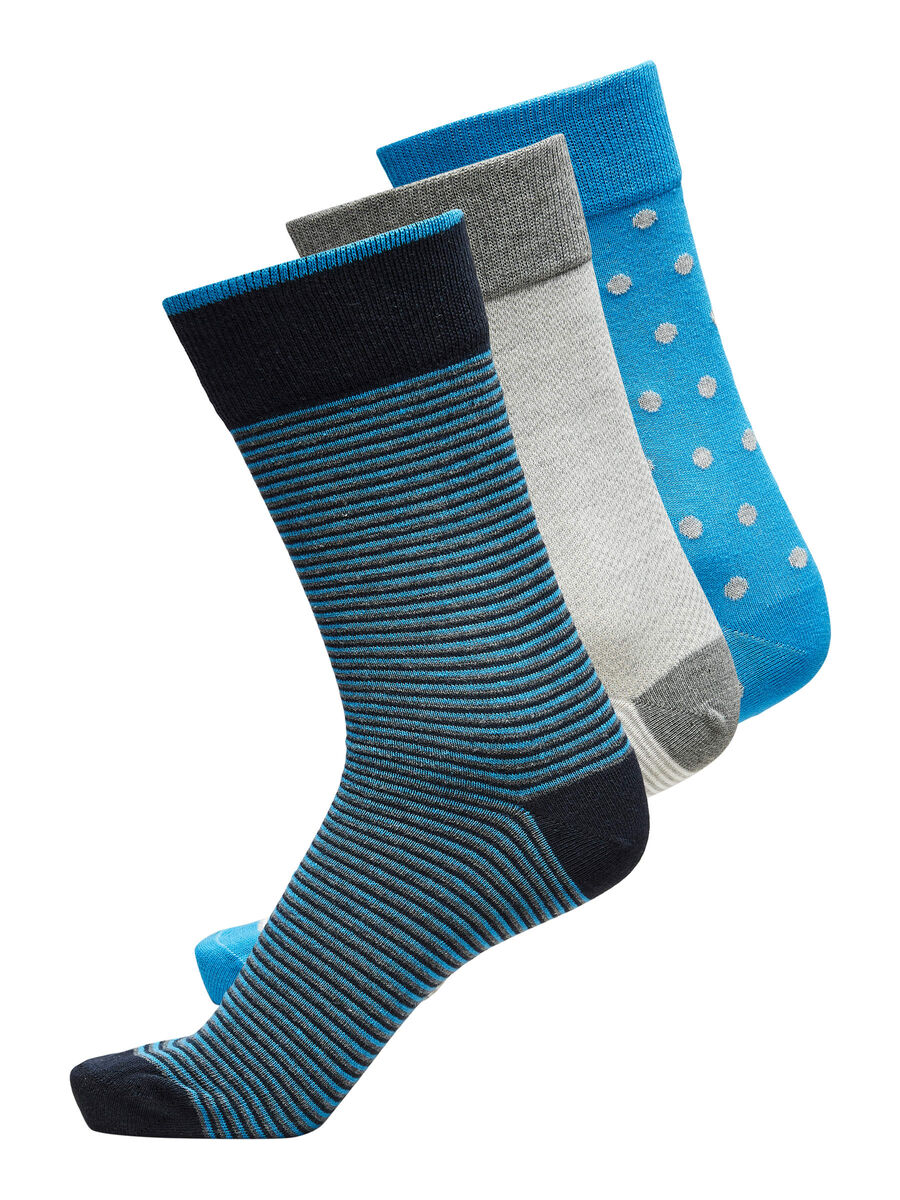 Selected LOT DE 3 - CHAUSSETTES, Dark Blue, highres - 16064087_DarkBlue_001.jpg