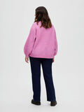 Selected RIBBED CURVE KNITTED CARDIGAN, Phlox Pink, highres - 16087439_PhloxPink_981510_004.jpg