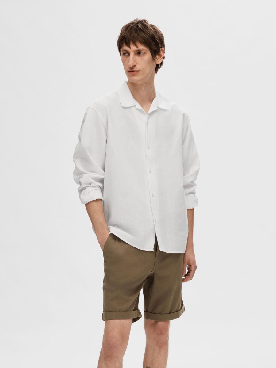 Selected LONG-SLEEVED SHIRT, Bright White, highres - 16092979_BrightWhite_003.jpg