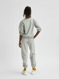 Selected LOOSE FIT ORGANISCH KATOEN SWEATSHIRT, Medium Grey Melange, highres - 16080272_MediumGreyMelange_004.jpg