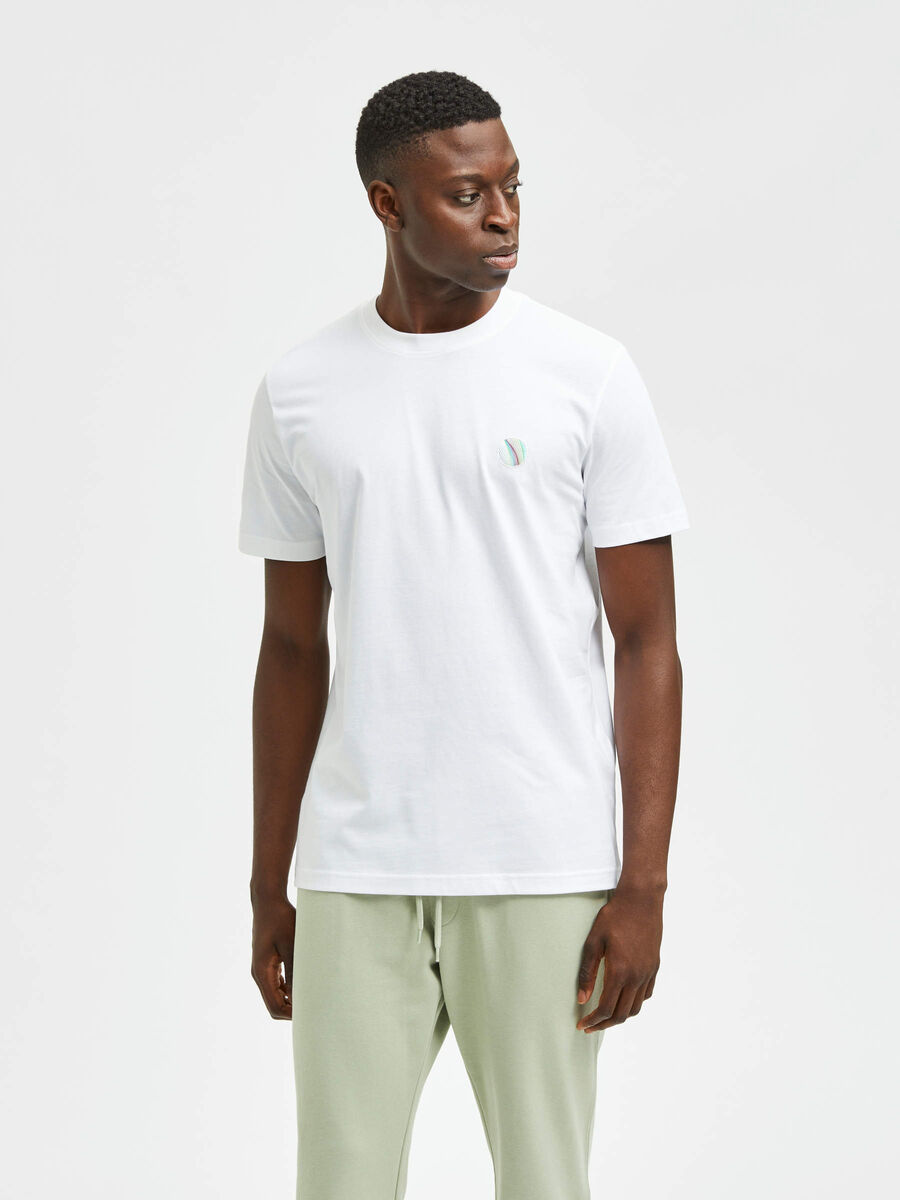 Selected BESTICKTER T-SHIRT, Bright White, highres - 16082833_BrightWhite_003.jpg