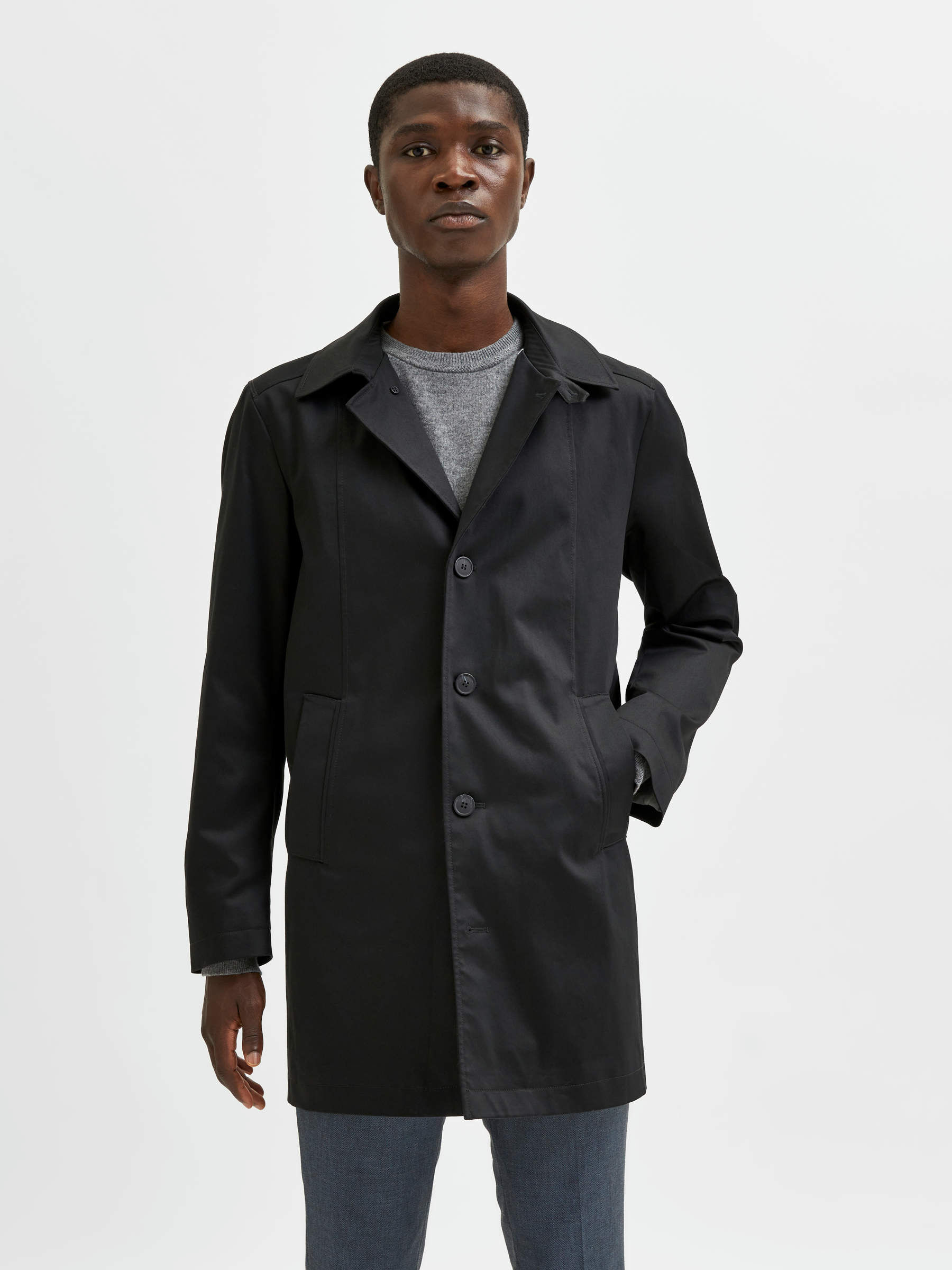 VOITURE MANTEAU Noir SELECTED HOMME
