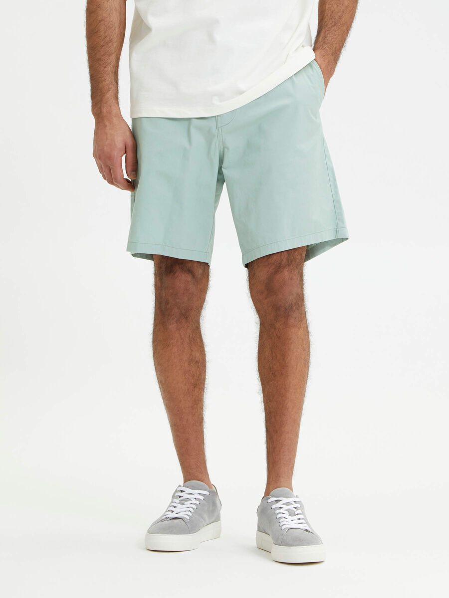 Selected COMFORT FIT SHORTS, Granite Green, highres - 16082505_GraniteGreen_003.jpg