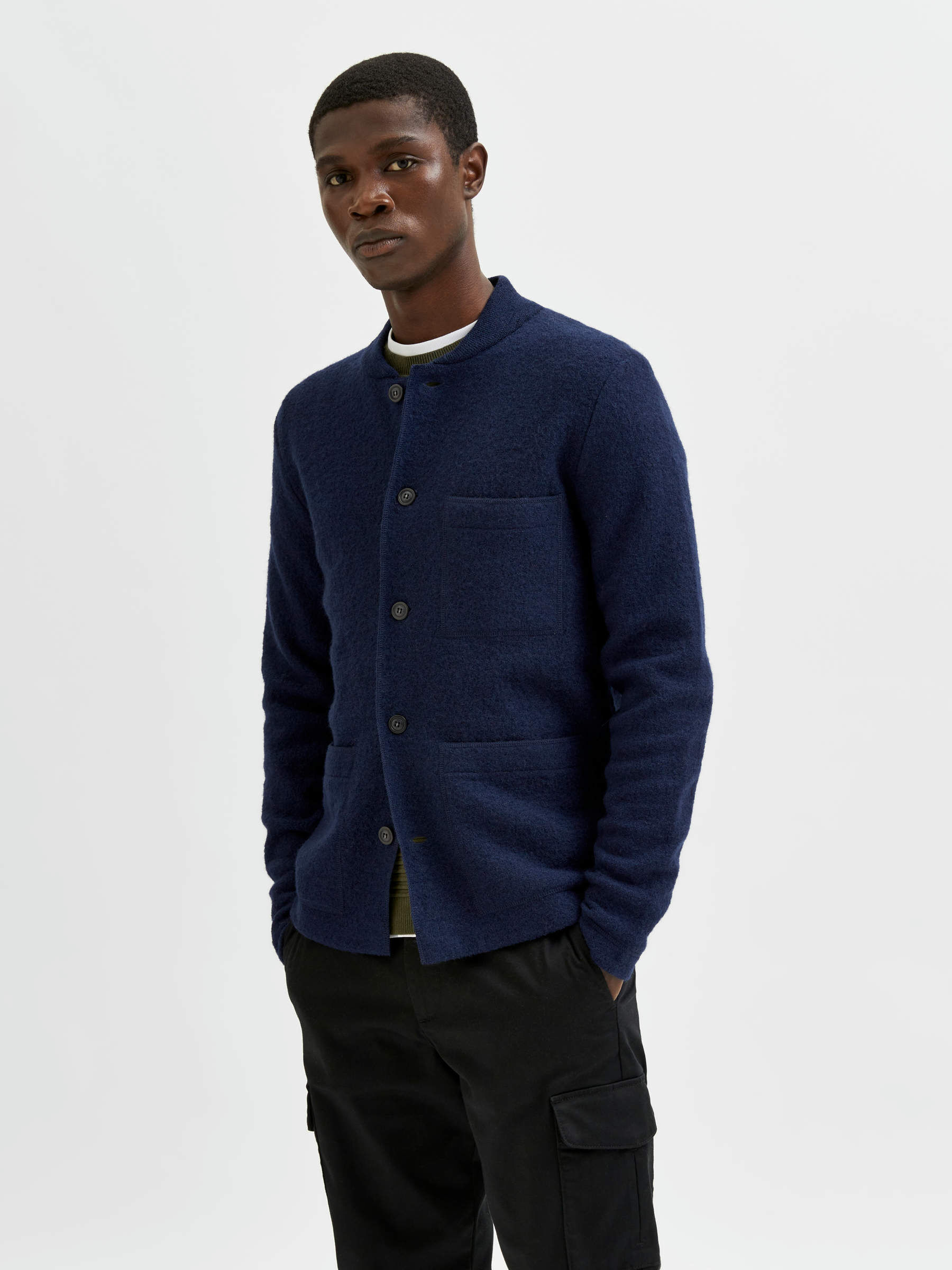 Bomber style sweater outlet