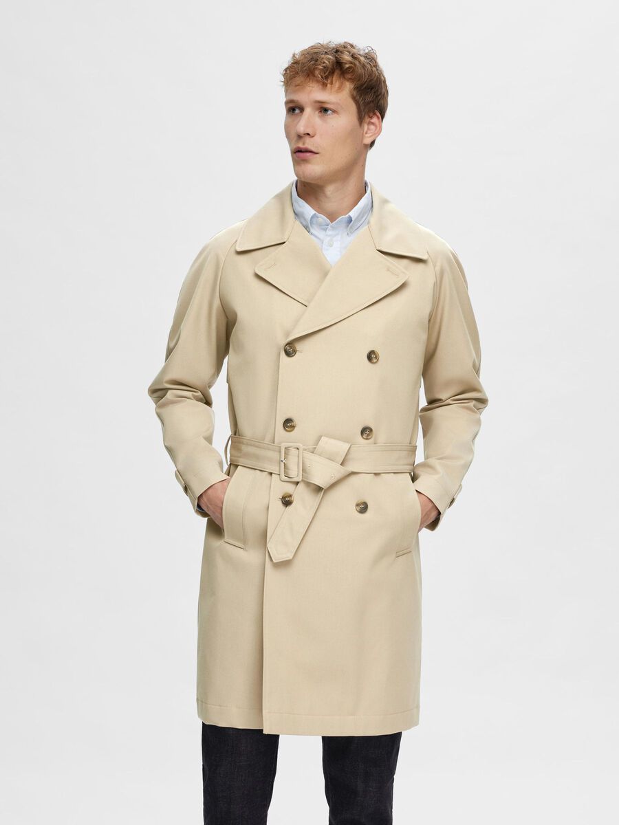 Selected DOUBLE-BREASTED TRENCH COAT, Chinchilla, highres - 16091511_Chinchilla_003.jpg