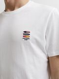Selected ORGANIC COTTON CHEST EMBROIDERY T-SHIRT, Bright White, highres - 16079041_BrightWhite_842240_006.jpg