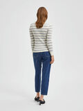 Selected STRIPETE STRIKKET PULLOVER, Sandshell, highres - 16084005_Sandshell_921543_004.jpg