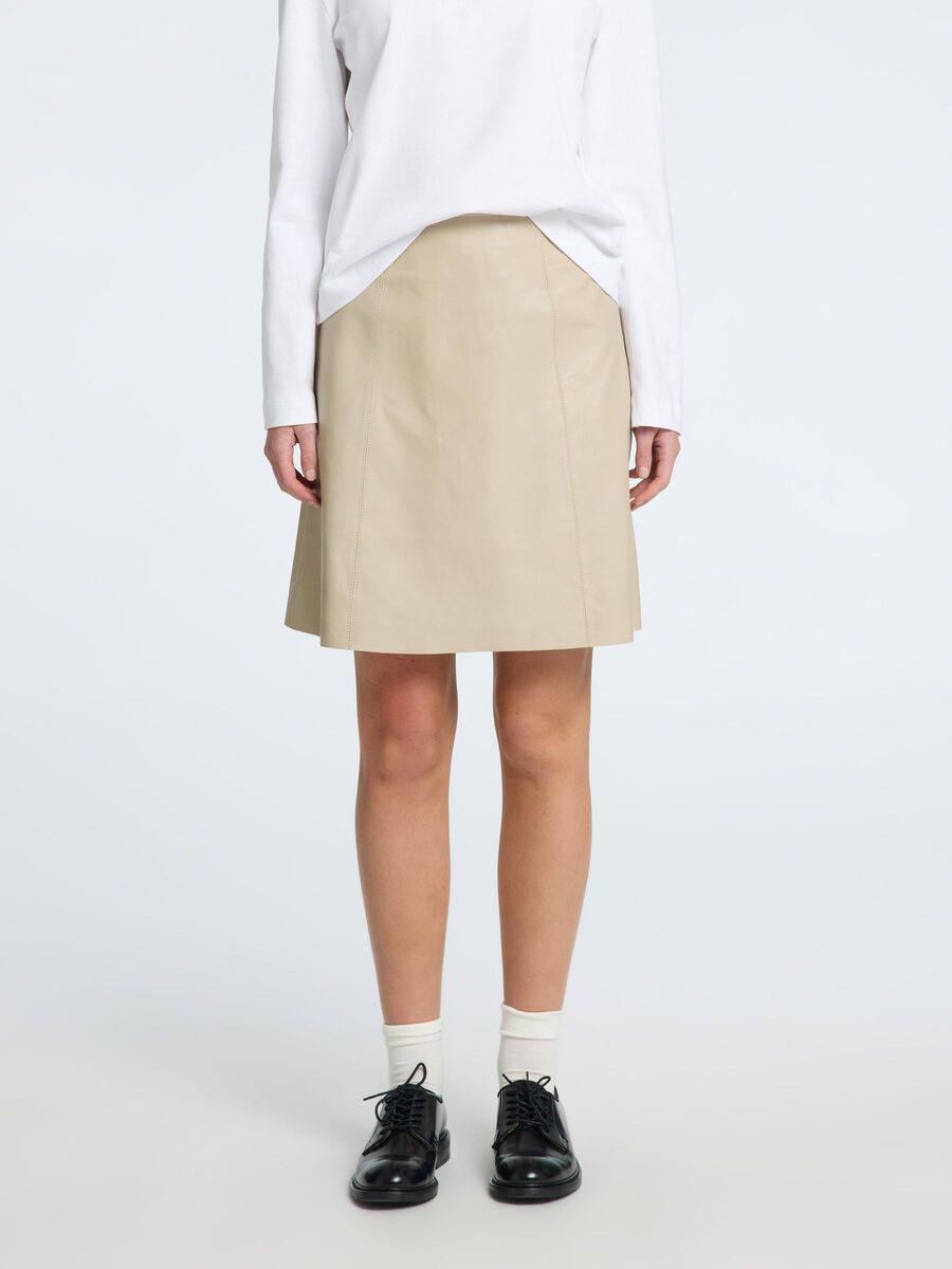 Selected MINI LEATHER SKIRT, Island Fossil, highres - 16084995_IslandFossil_003.jpg