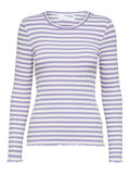 Selected RAYURES - T-SHIRT À MANCHES LONGUES, Chalk Violet, highres - 16077379_ChalkViolet_933381_001.jpg