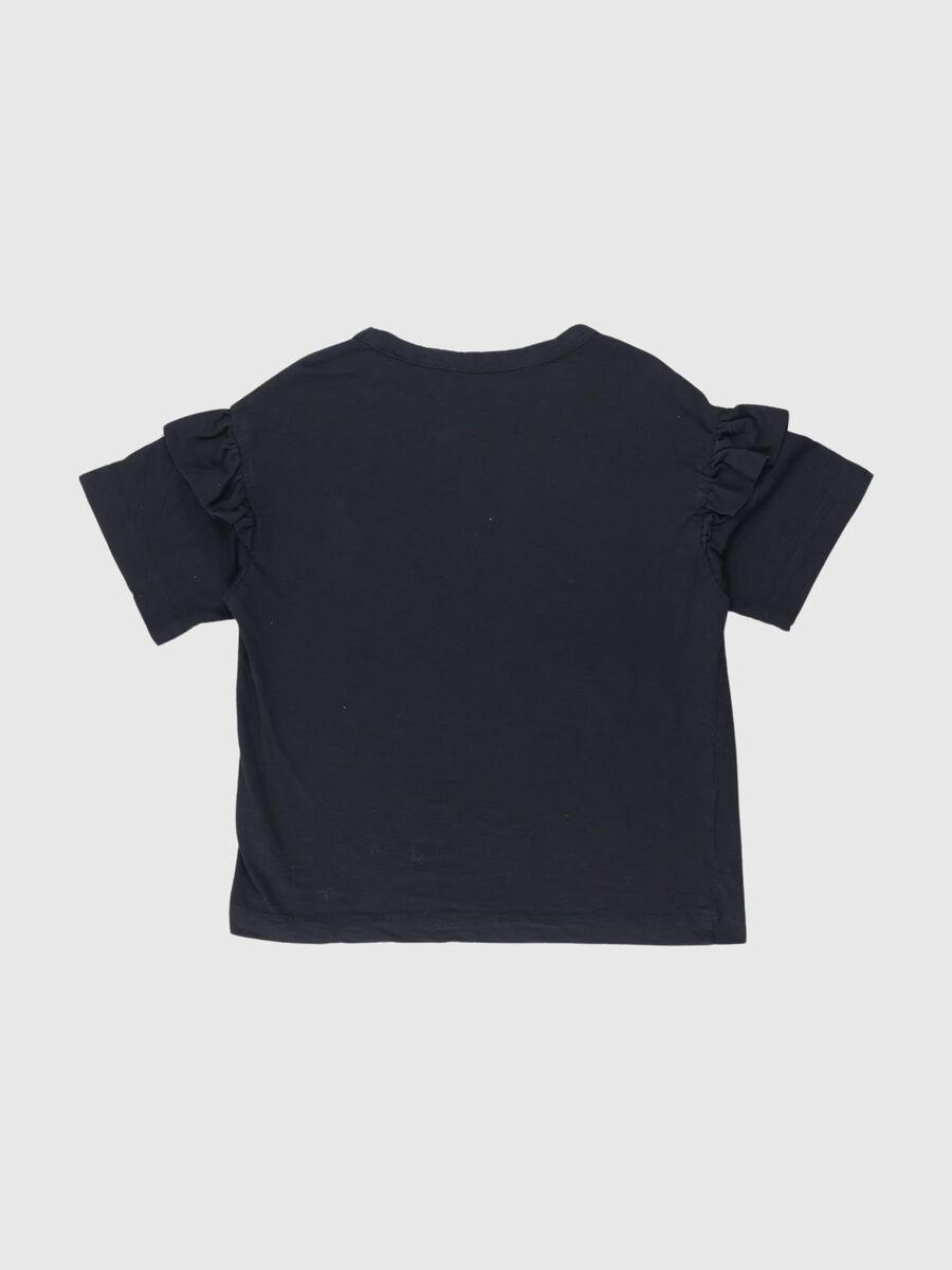 Selected EN COTON À VOLANTS T-SHIRT, Black, highres - 80000250_Black_002.jpg