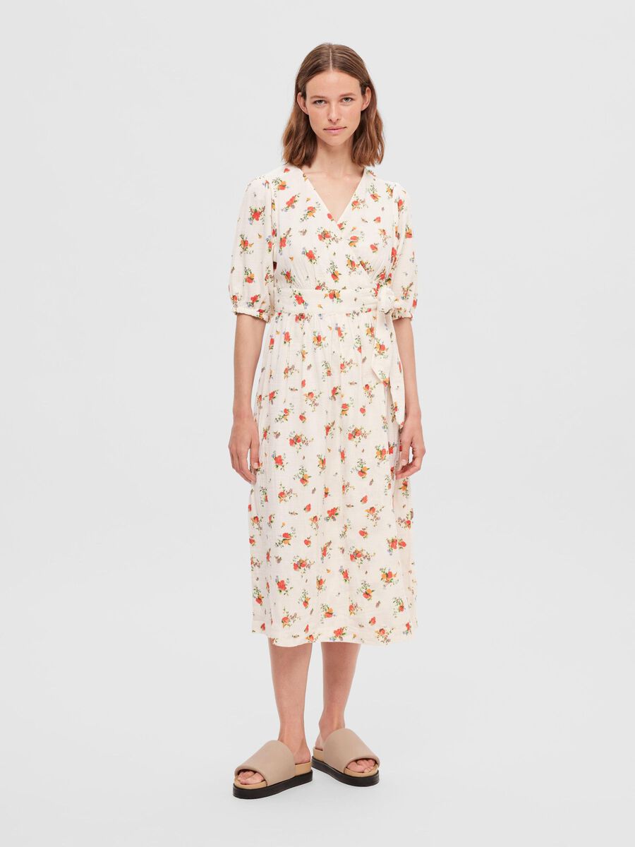 Selected FLORAL WRAP DRESS, Snow White, highres - 16091394_SnowWhite_1059467_003.jpg