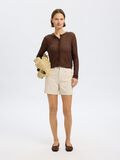 Selected HIGH WAISTED DENIM SHORTS, Egret, highres - 16097716_Egret_1189855_008.jpg
