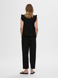 Selected COTTON HIGH WAISTED TROUSERS, Black, highres - 16094339_Black_004.jpg