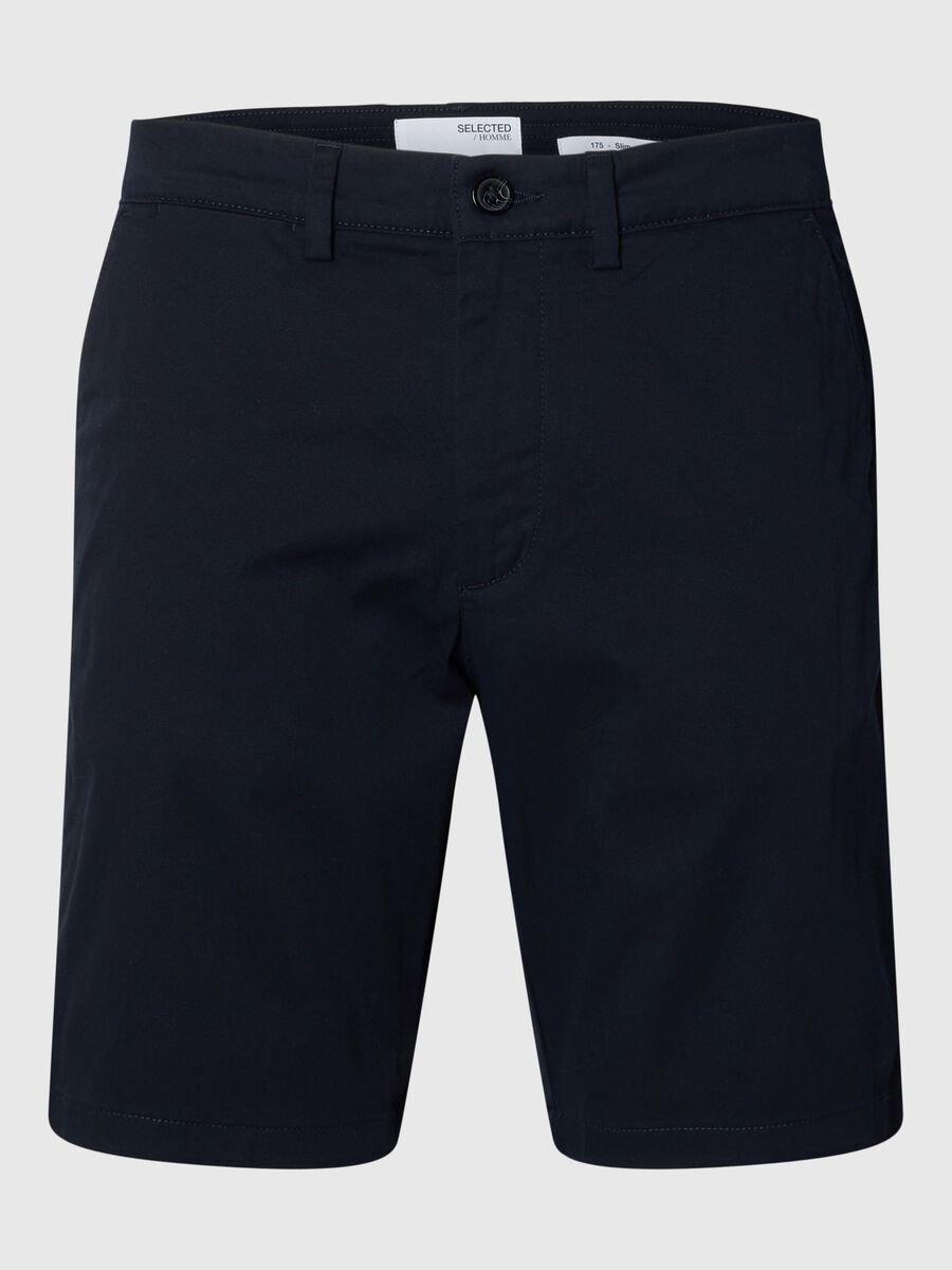 Selected SLIM-FIT CHINO SHORTS, Dark Sapphire, highres - 16092329_DarkSapphire_001.jpg