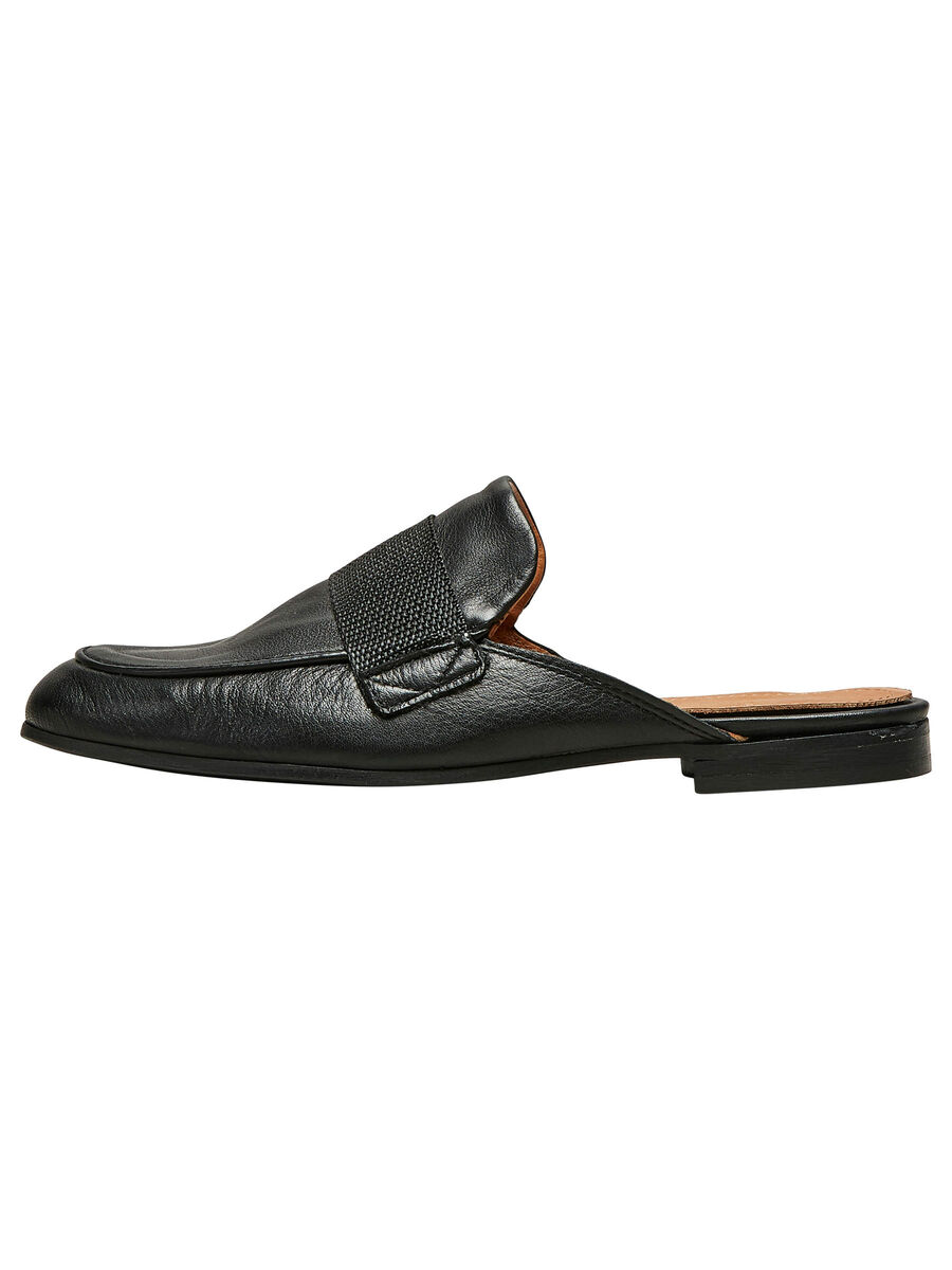 Selected LEATHER - LOAFERS, Black, highres - 16064279_Black_001.jpg