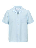 Selected PRENDA DE MANGA CORTA CAMISA, Light Blue, highres - 16084881_LightBlue_936522_001.jpg