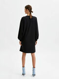 Selected LONG SLEEVE DRESS, Black, highres - 16082347_Black_004.jpg