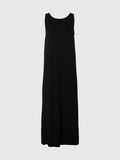 Selected COTTON BLEND SLEEVELESS MAXI DRESS, Black, highres - 16097851_Black_001.jpg