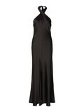Selected SLEEVELESS SATIN MAXI DRESS, Black, highres - 16091985_Black_001.jpg