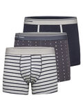 Selected 3-PAKNING BOXERSHORTS, Light Grey Melange, highres - 16057629_LightGreyMelange_572255_001.jpg