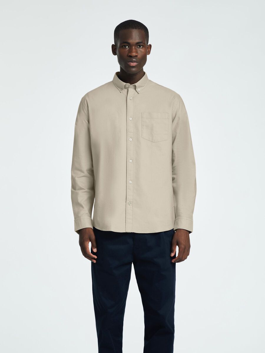 Selected OXFORD SHIRT, Pure Cashmere, highres - 16077359_PureCashmere_003.jpg
