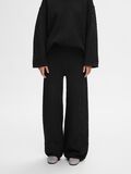 Selected HIGH WAISTED KNITTED TROUSERS, Black, highres - 16094413_Black_003.jpg