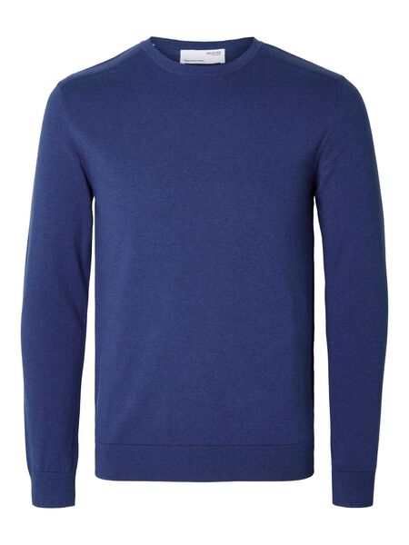 Selected LANGARM STRICKPULLOVER, Blue Depths, highres - 16074682_BlueDepths_778122_001.jpg