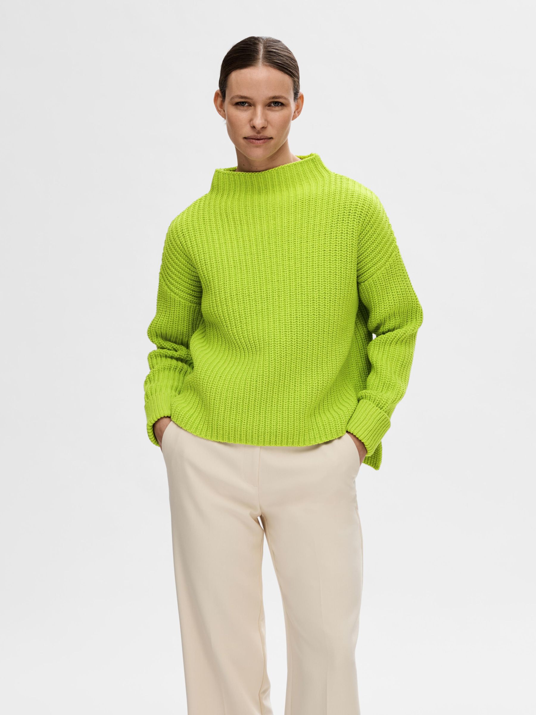 Green oversized jumper sale