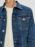 Selected STRETCH CONFORTABLE - VESTE EN JEAN, Medium Blue Denim, highres - 16072885_MediumBlueDenim_006.jpg