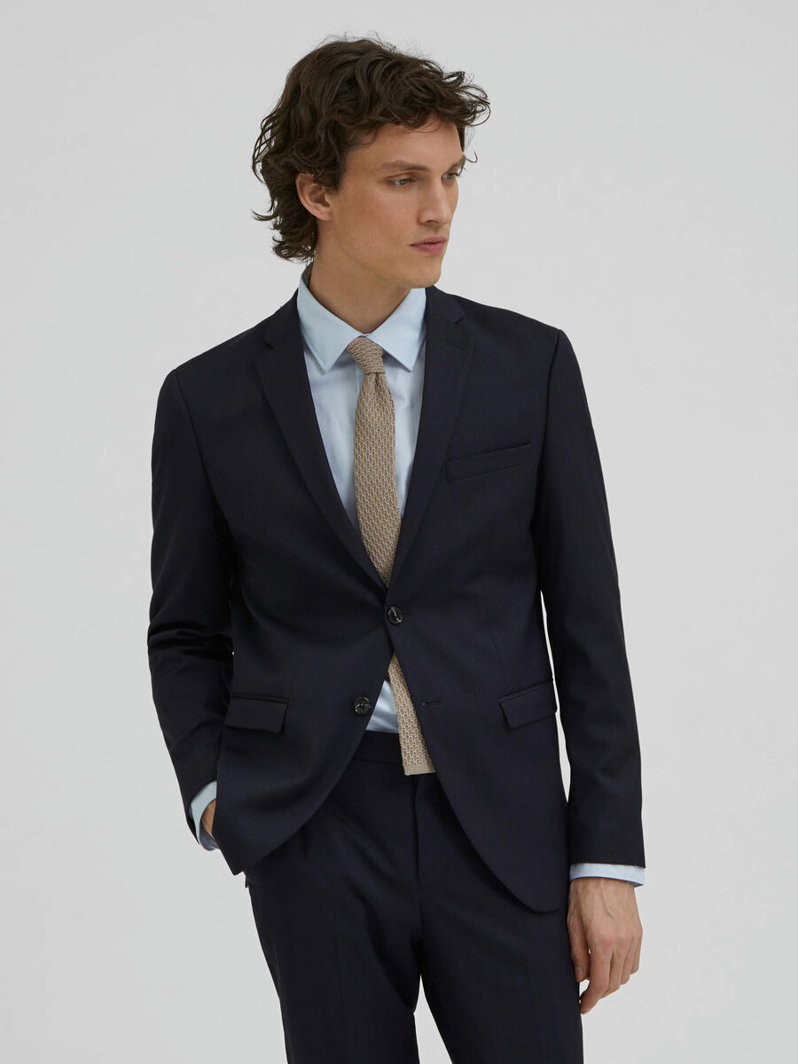 Selected SLIM FIT - BLAZER, Navy Blazer, highres - 16066442_NavyBlazer_003.jpg