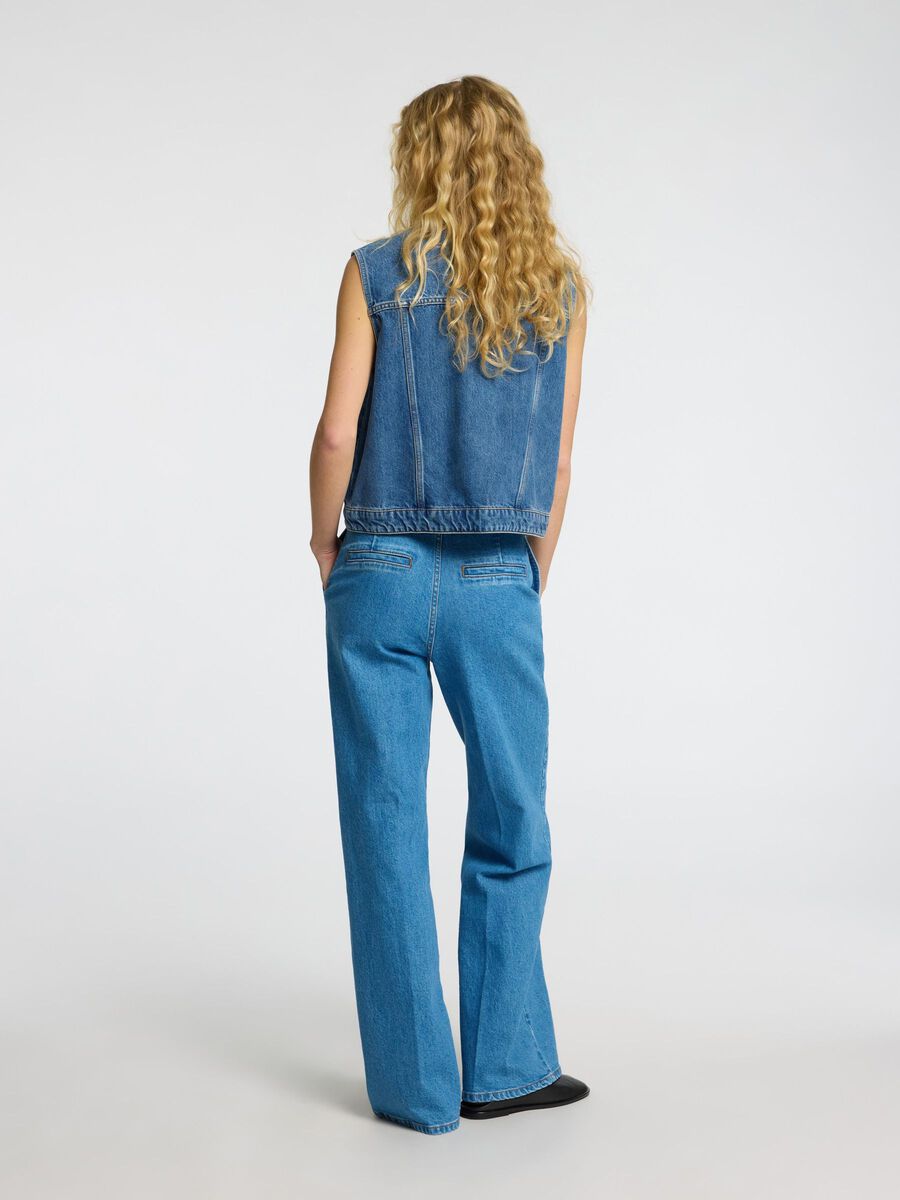 Selected JEANSOWA KAMIZELKA, Medium Blue Denim, highres - 16096710_MediumBlueDenim_004.jpg