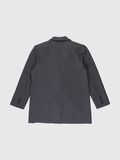 Selected VISCOSE BLEND RELAXED BLAZER, Dark Grey Melange, highres - 80000209_DarkGreyMelange_002.jpg