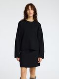 Selected VISCOSE BLEND KNITTED JUMPER, Black, highres - 16096169_Black_003.jpg