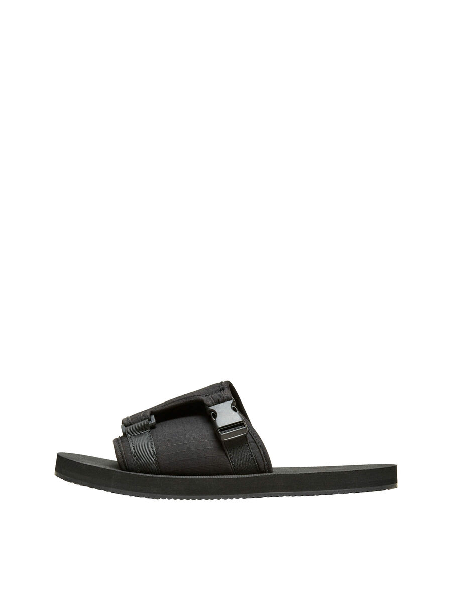 Selected SPORTY CLICK BUCKLE SLIDERS, Black, highres - 16080672_Black_001.jpg