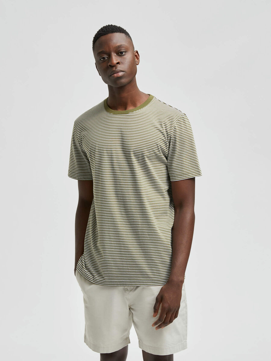 Selected ORGANIC COTTON SELECTED STANDARDS T-SHIRT, Winter Moss, highres - 16080129_WinterMoss_861558_003.jpg
