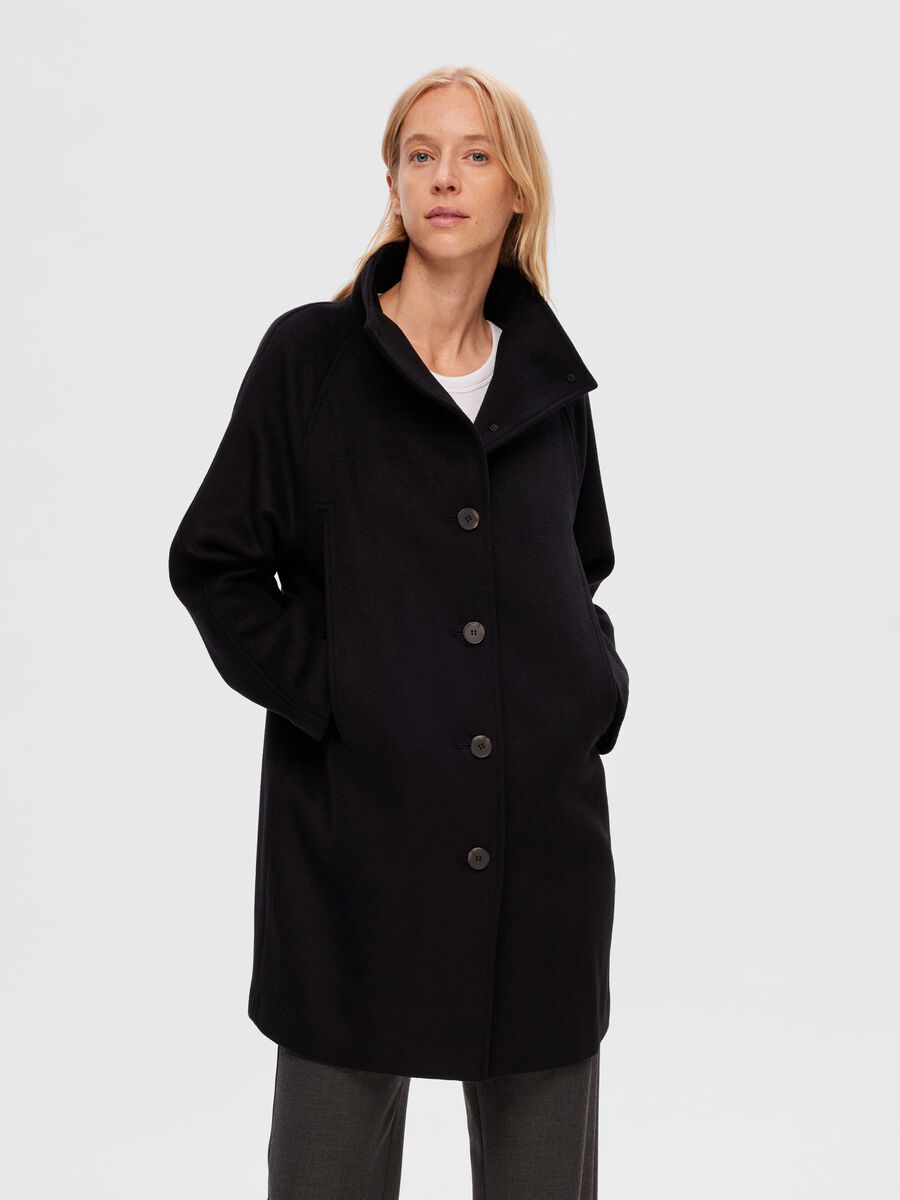 Selected SLEEK MANTEAU, Black, highres - 16090129_Black_003.jpg