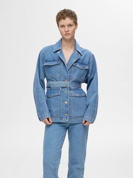 Selected BELTED DENIM JACKET, Light Blue Denim, highres - 16094797_LightBlueDenim_003.jpg