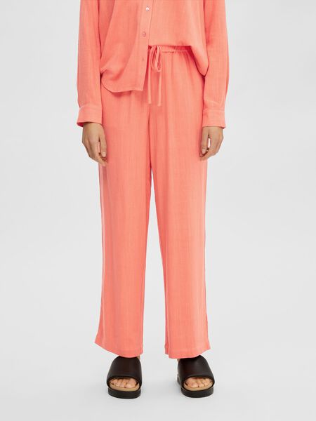 Selected VISCOSE BLEND TROUSERS, Emberglow, highres - 16089062_Emberglow_003.jpg